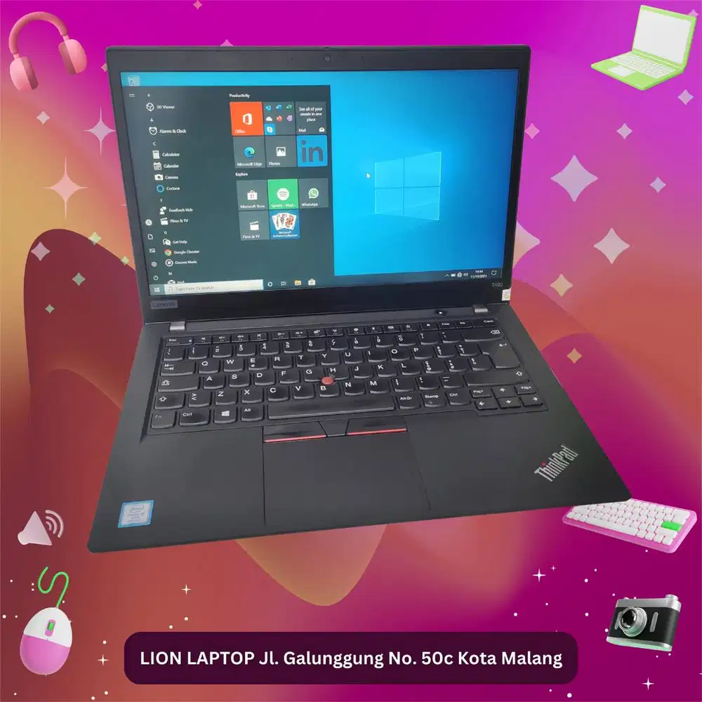 RAM 16GB i5 Gen 8 SSD 256GB Lenovo Thinkpad T490 [18|04]