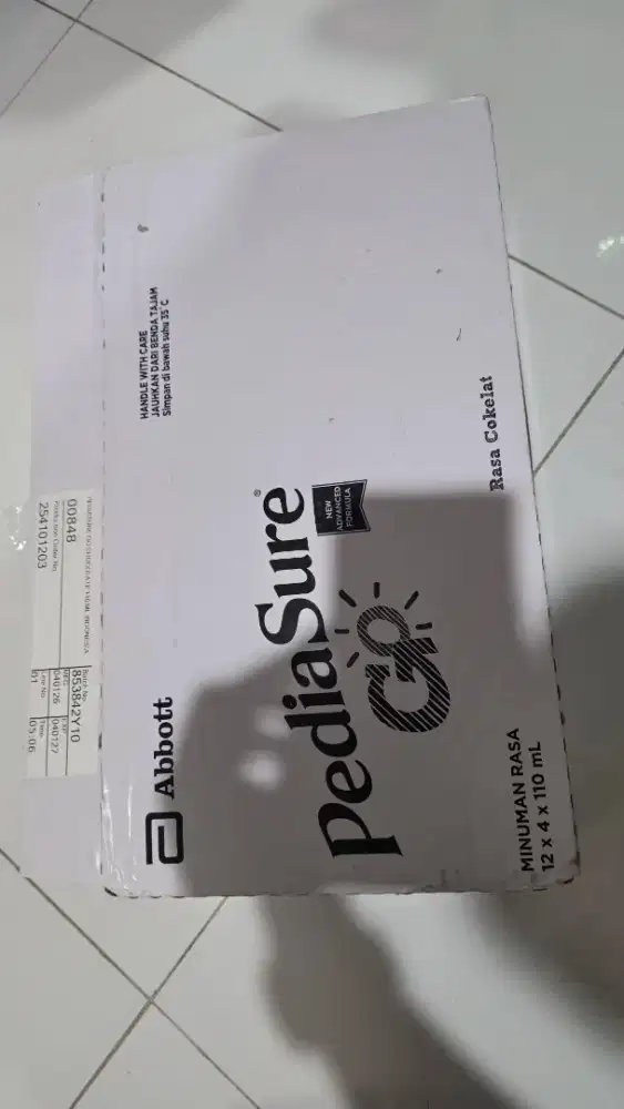 Susu pediasure go cokelat