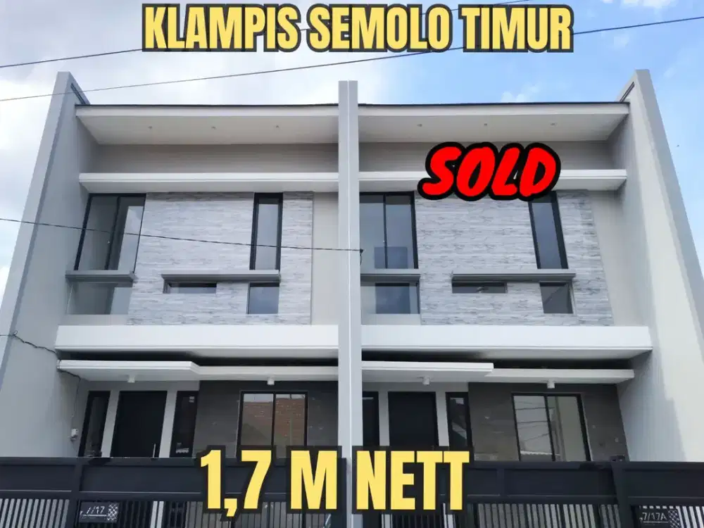 ‼️TURUN HARGA, SISA 1 UNIT‼️RUMAH KLAMPIS SEMOLO DEKAT WISMA MUKTI SEMOLOWARU MANYAR NGINDEN. SELANGKAH SUPERMARKET HOKKY dan MERR, SURABAYA TIMUR