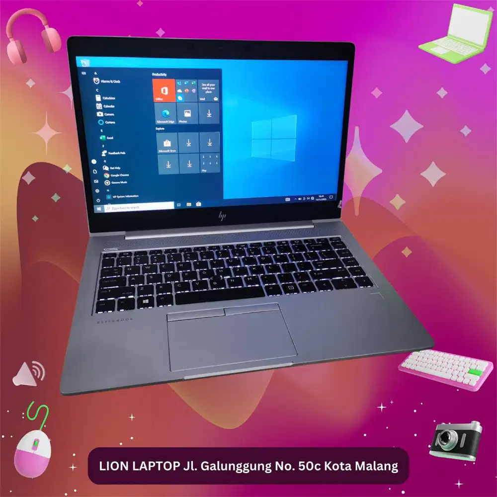 FUll Aluminium Body Core i7 gen 8 8/256 HP Elitebook 840 G6 [18|04]