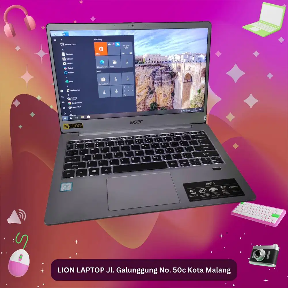 Super Slim Core i5 Gen 8 8/25 Acer Swift 3 SF313-51 [18|04]