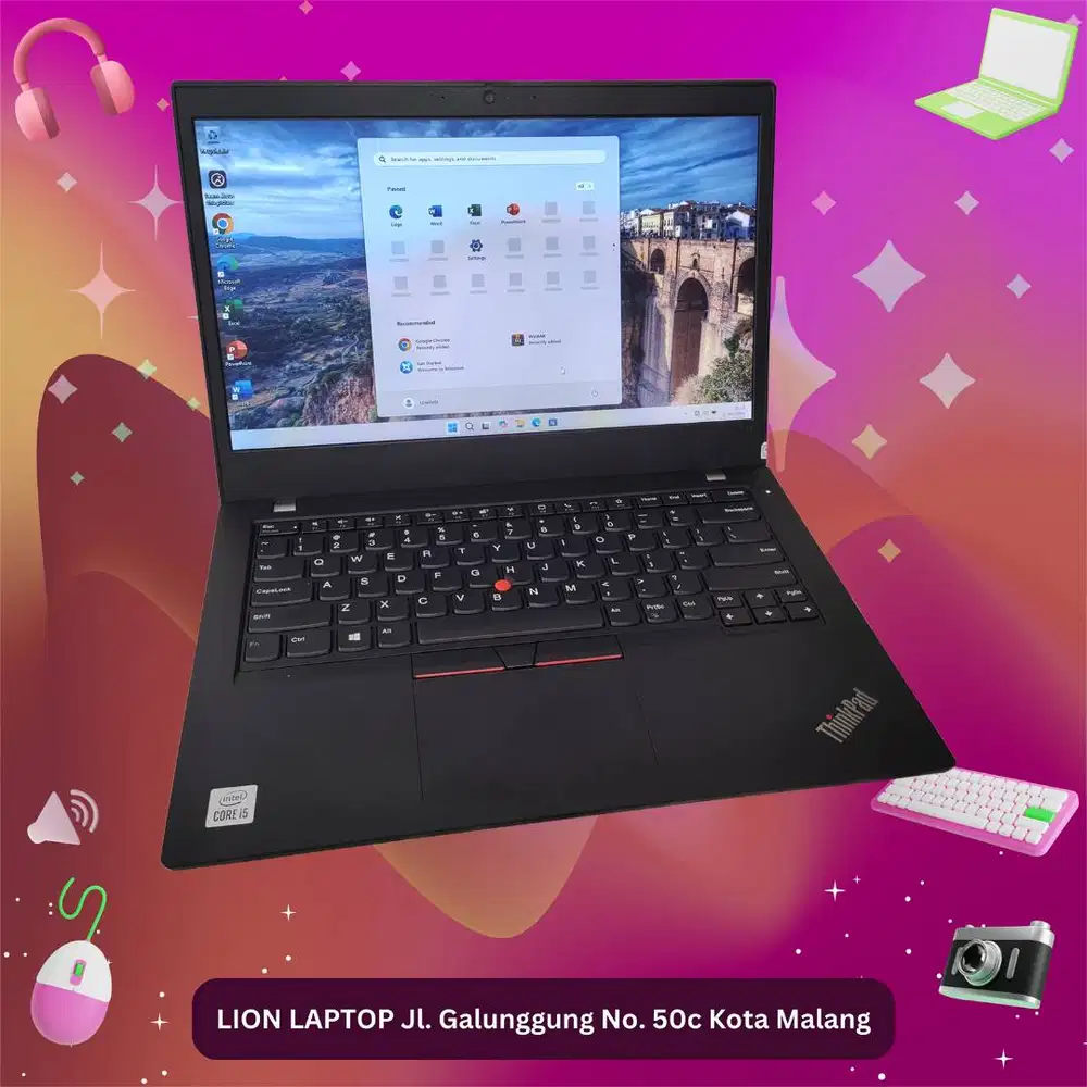 i5 Gen 10 Murah RAM 8GB SSD 256GB Lenovo Thinkpad L14 [18|04]