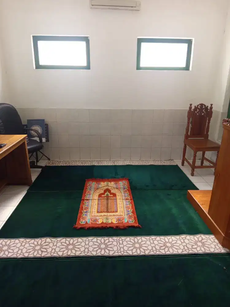 Karpet Masjid Tipe Al Imam Hijau Abstrak
