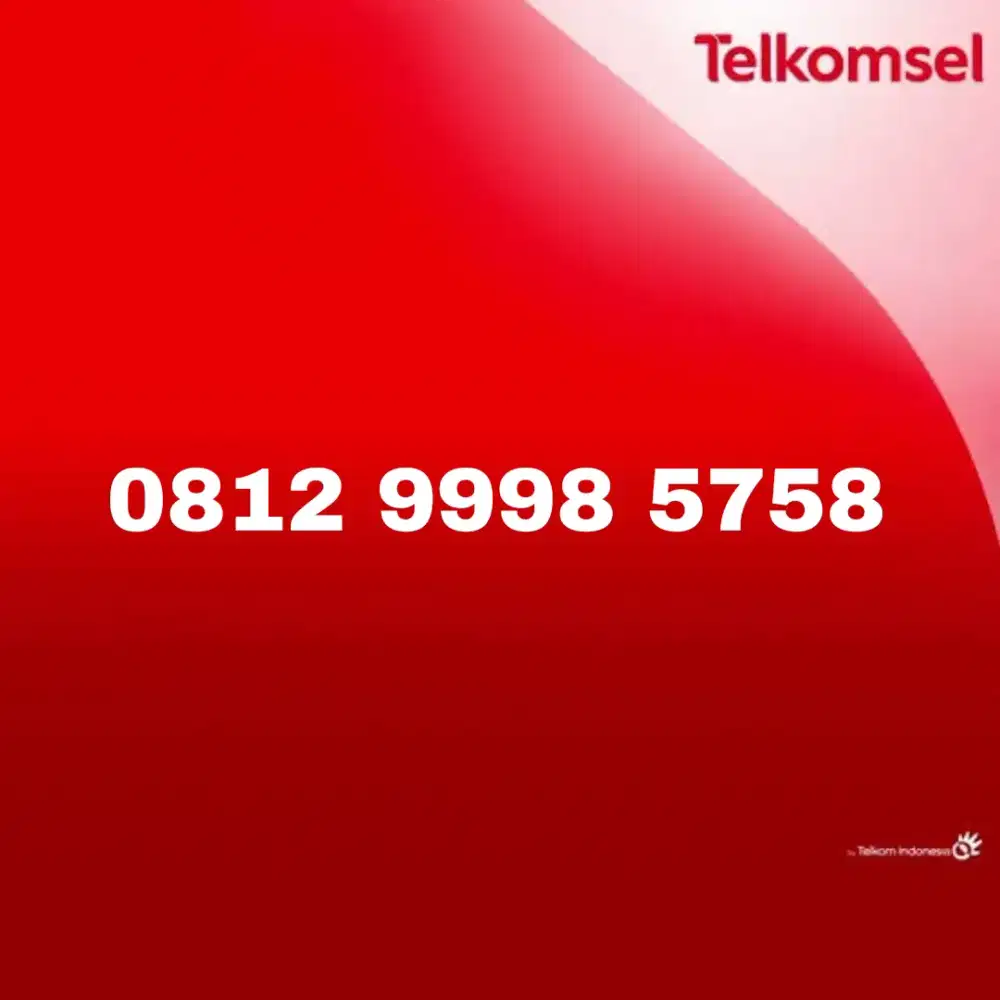 NOMOR CANTIK RAPI TELKOMSEL PRABAYAR 5758 SUPER MAJU MAPAN