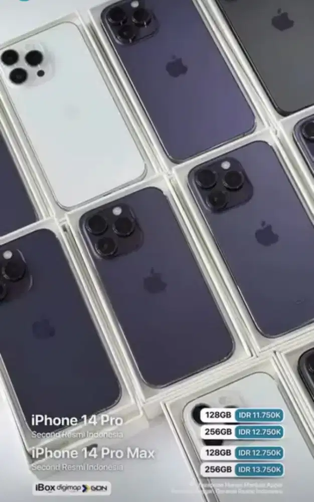 iPhone 14 pro second iBox bisa kredit kak
