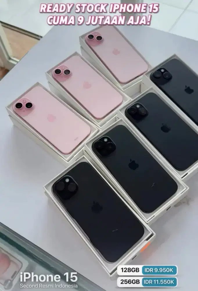 iPhone 15 second iBox bisa kredit hanya bawa KTP