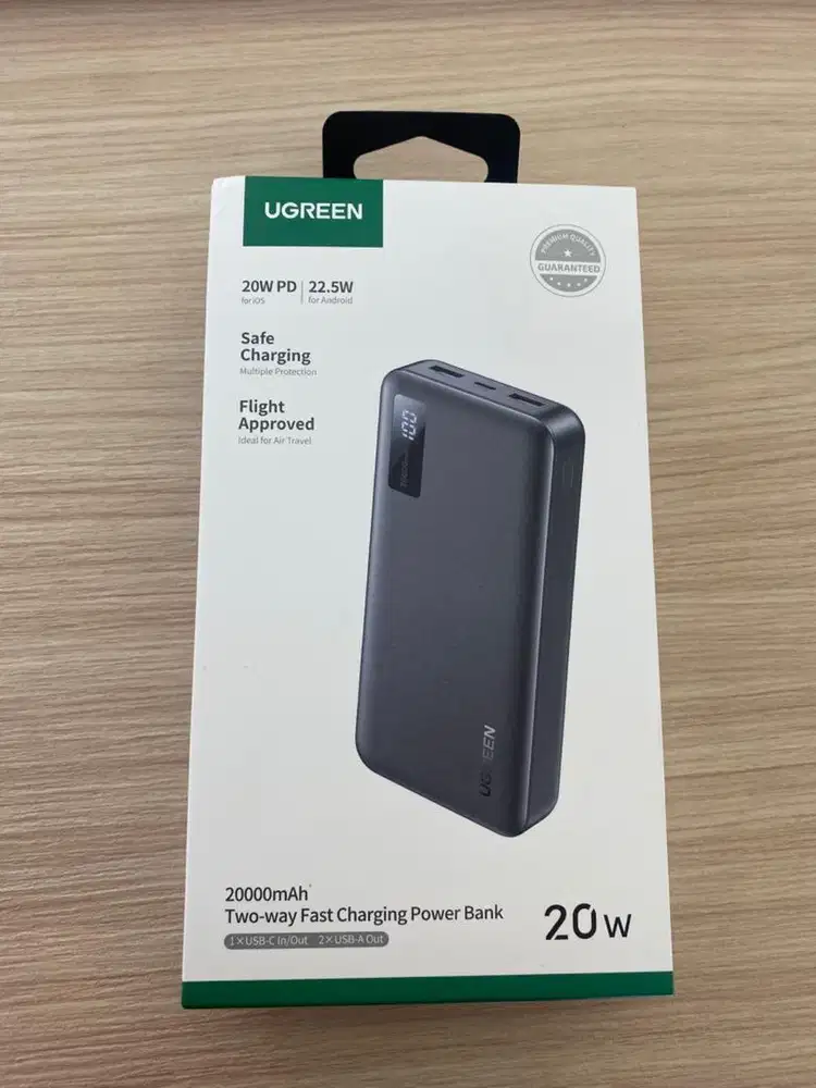powerbank ugreen digital display 20000mah