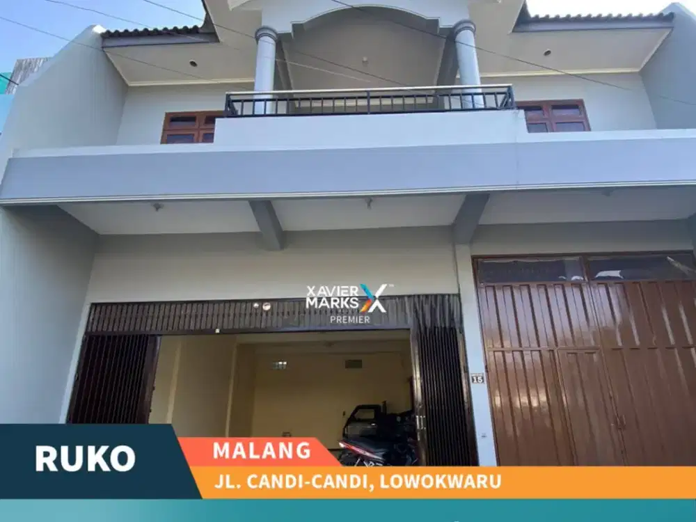 Disewakan Ruko 2 Lantai Dekat Kampus di Jl Candi-candi Malang