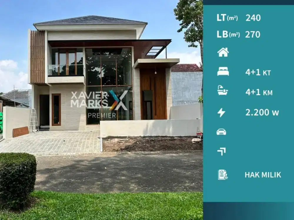 Properti Langka Dijual Rumah Mewah dan Elite di Araya Golf, Malang