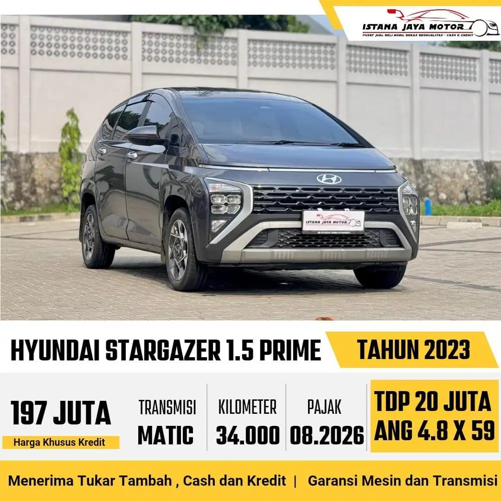 LOW KM !! Hyundai Stargazer Prime Captain Seat IVT 2023
