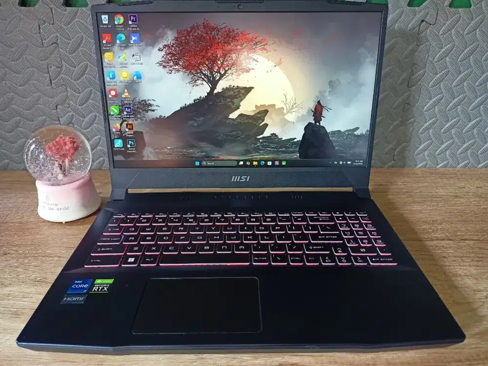 Laptop GAMING HIGH MSI KATANA GF66 core i7 gen 12 Nvidia RTX 3050