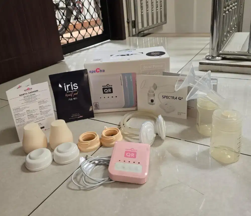 Spectra QR Double Electric Breast Pump (Pink Sakura)