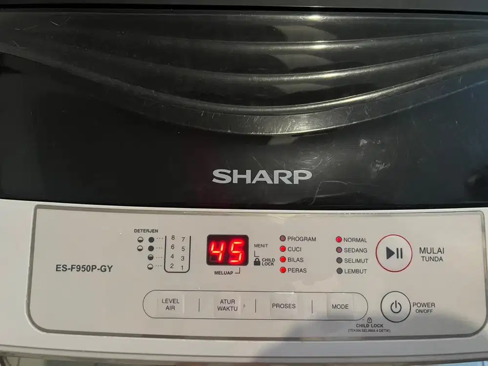 Jual mesin cuci bekas SHARP
