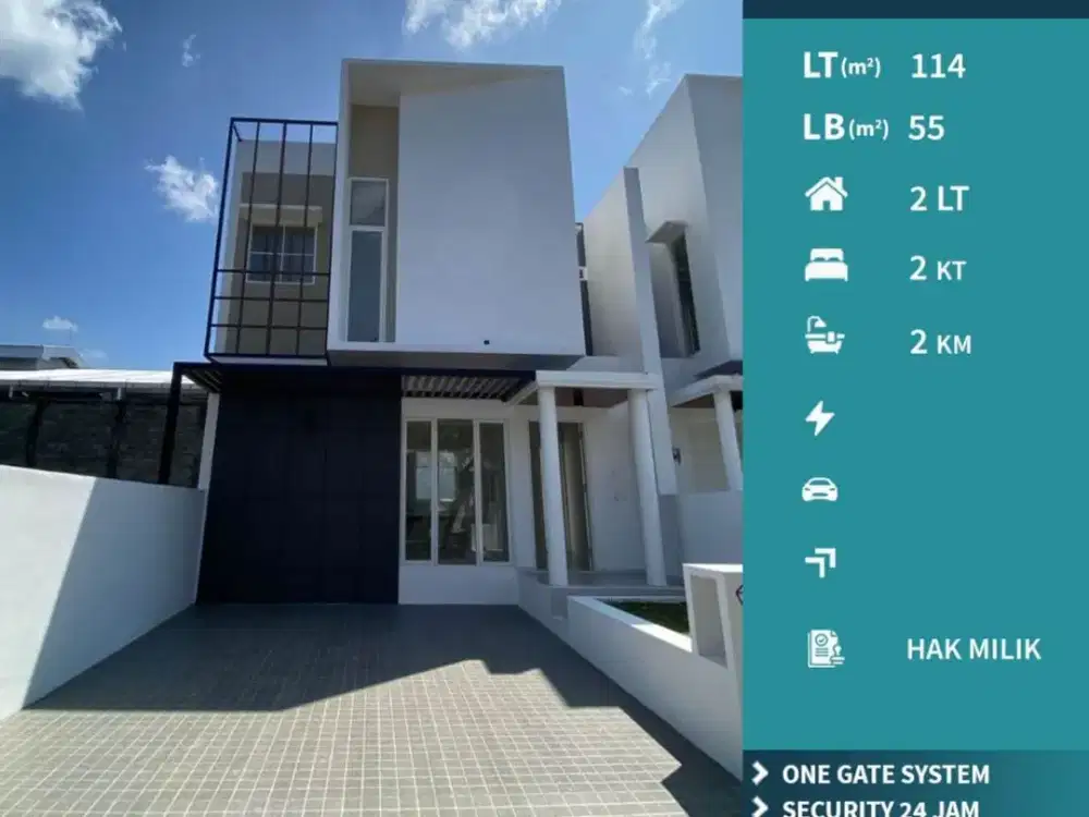 Paling Murah Dikelasnya Dijual Rumah 2 Lantai di Arzeti Malang