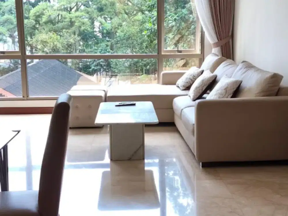 Y.R. DIJUAL APARTEMEN FURNISH TERMURAH HEGARMANAH RESIDENCE 3BR TYPE RUBY STRATEGIS AMAN DAN NYAMAN