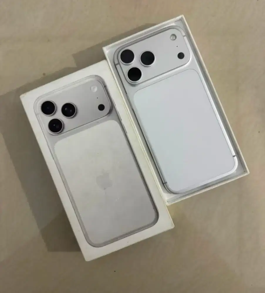 Iphone 17 pro 256 IBOX bh 100 silver 2bulan pake like new fullset ori