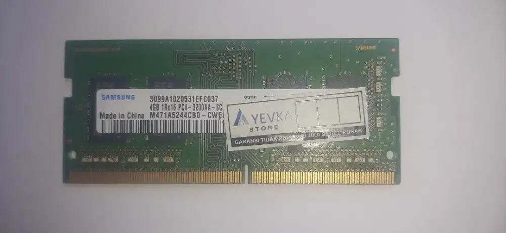 Ram 3200mhz 4Gb + SSD 256gb