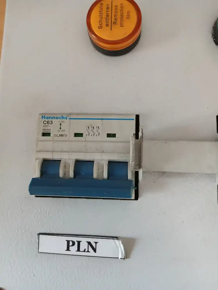 Panel Box Interlock PLN Genset Wiring MCB Hannoch