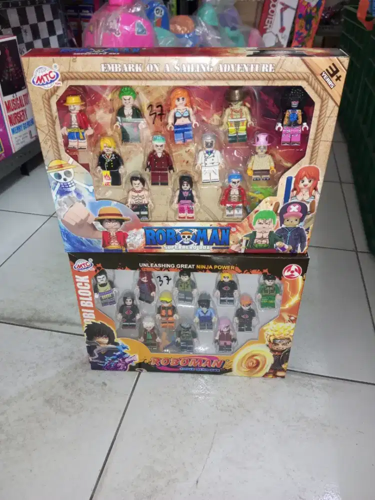 Mainan anak Lego karakter isi 12