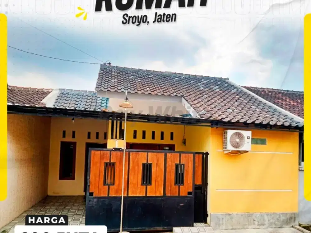 Rumah Minimalis Siap Huni di Sroyo Jaten, Lokasi Strategis Dekat Ringroad Mojosongo