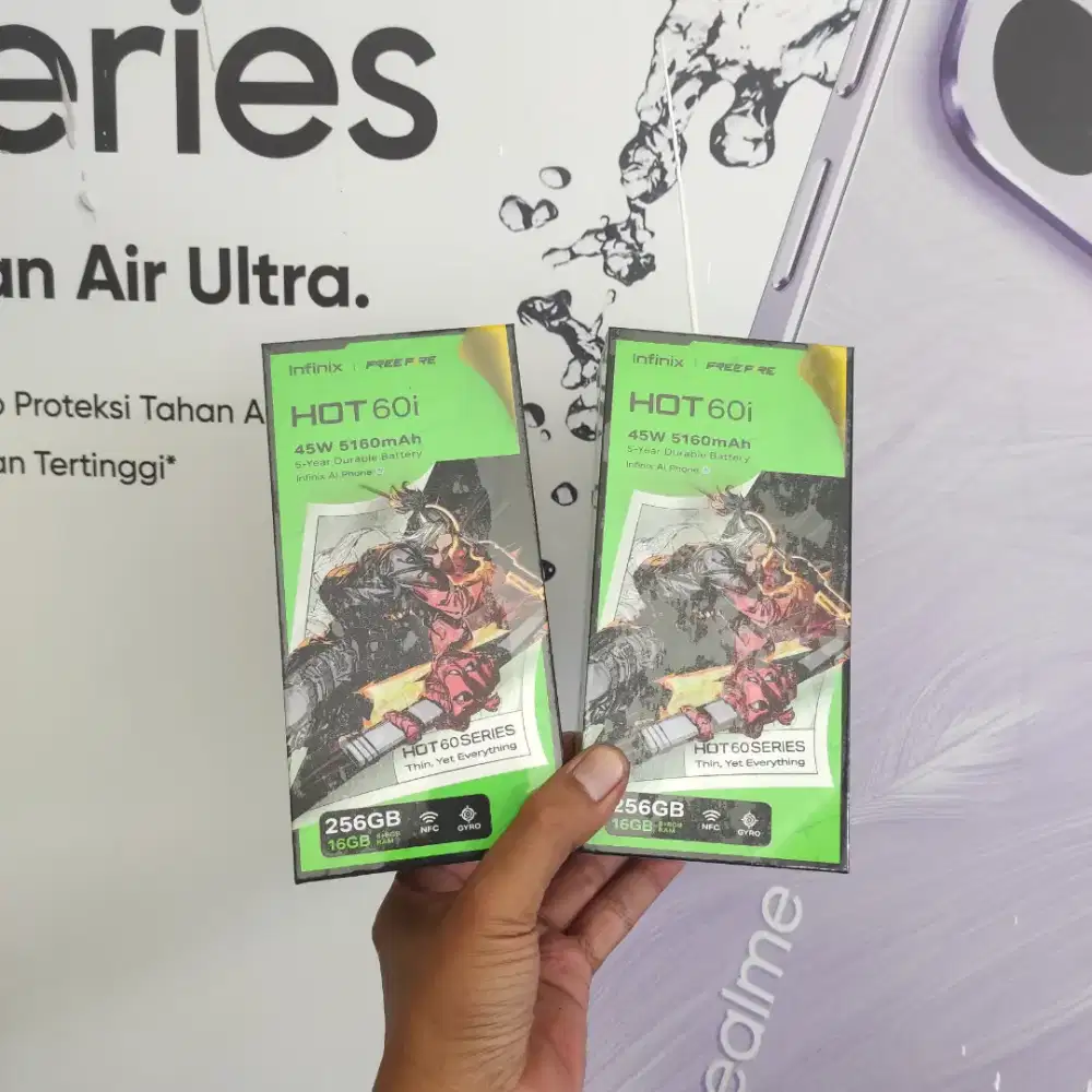 Fast respon WA Infinix Hot 60i NFC 8+8/256 Garansi resmi 1thn