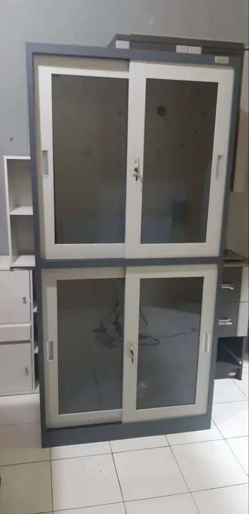 PROMO LEMARI ARSIP BESI PINTU SLIDING SALE TERLARIS TERMURAH