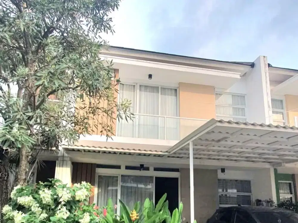 Rumah Minimalis SHM Semi Furnished hadap Barat Laut di Bintaro Tangsel