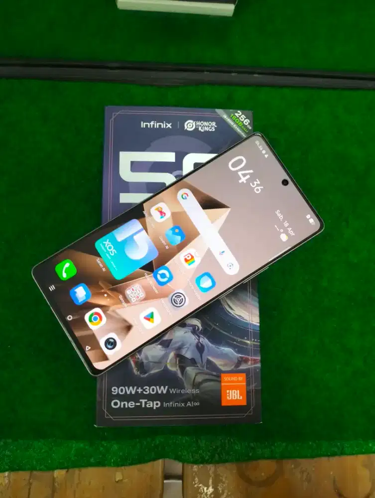 infinix note 50pro ram 8/256gb lengkap mulus