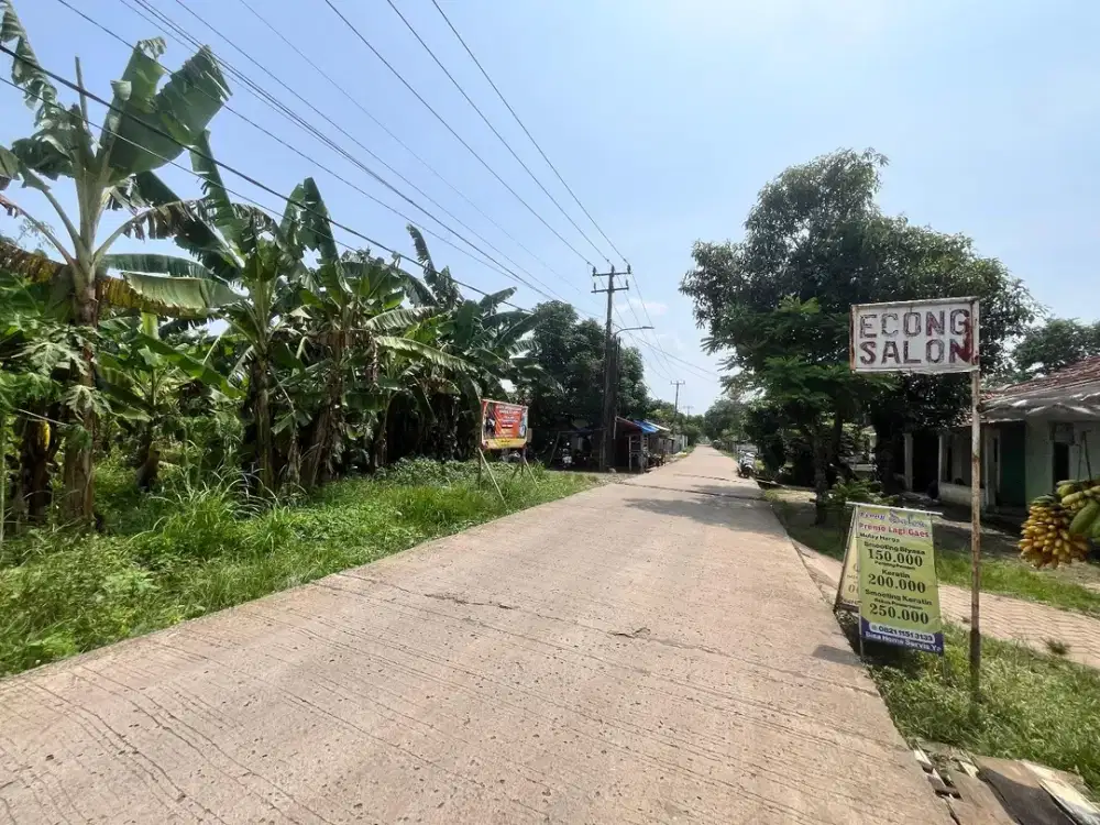 Tanah Murah Lokasi Cisauk Cocok Untuk Tabungan, Dekat Stasiun Jatake