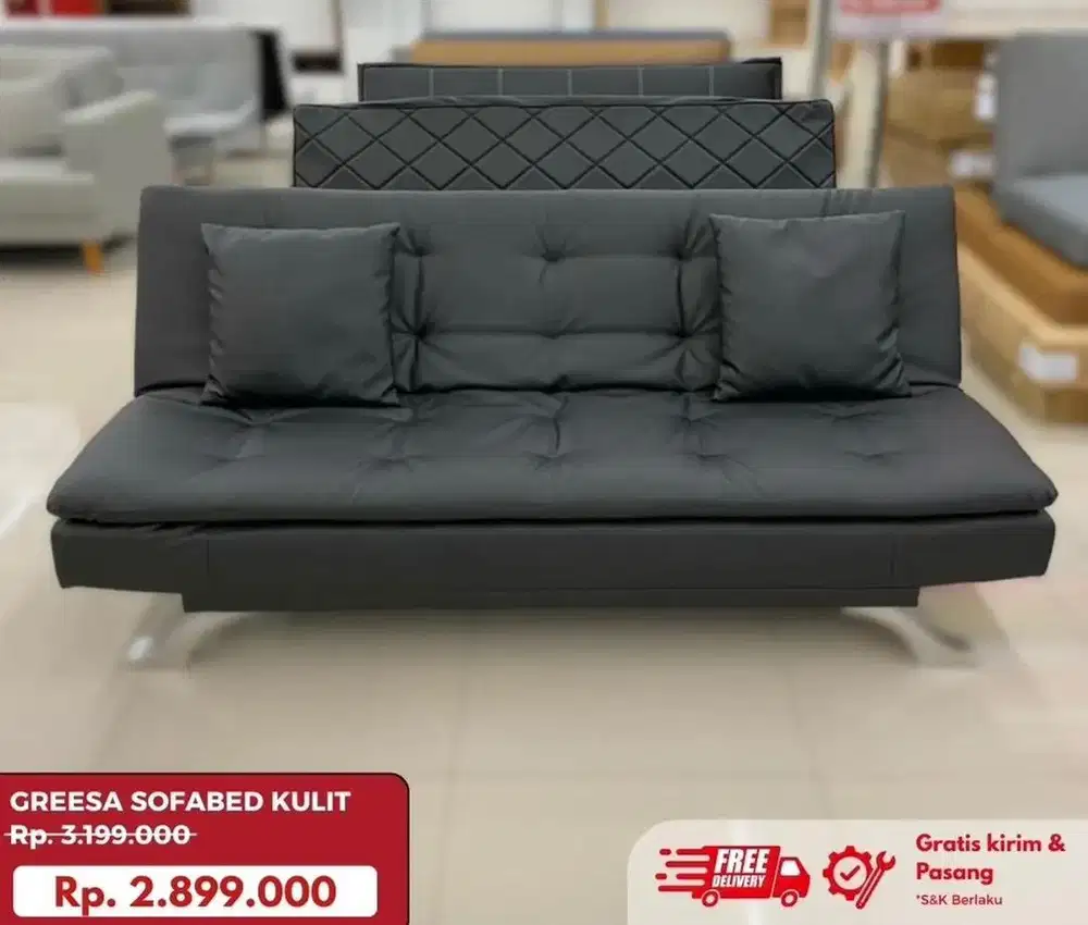 Greesa sofa bed kulit