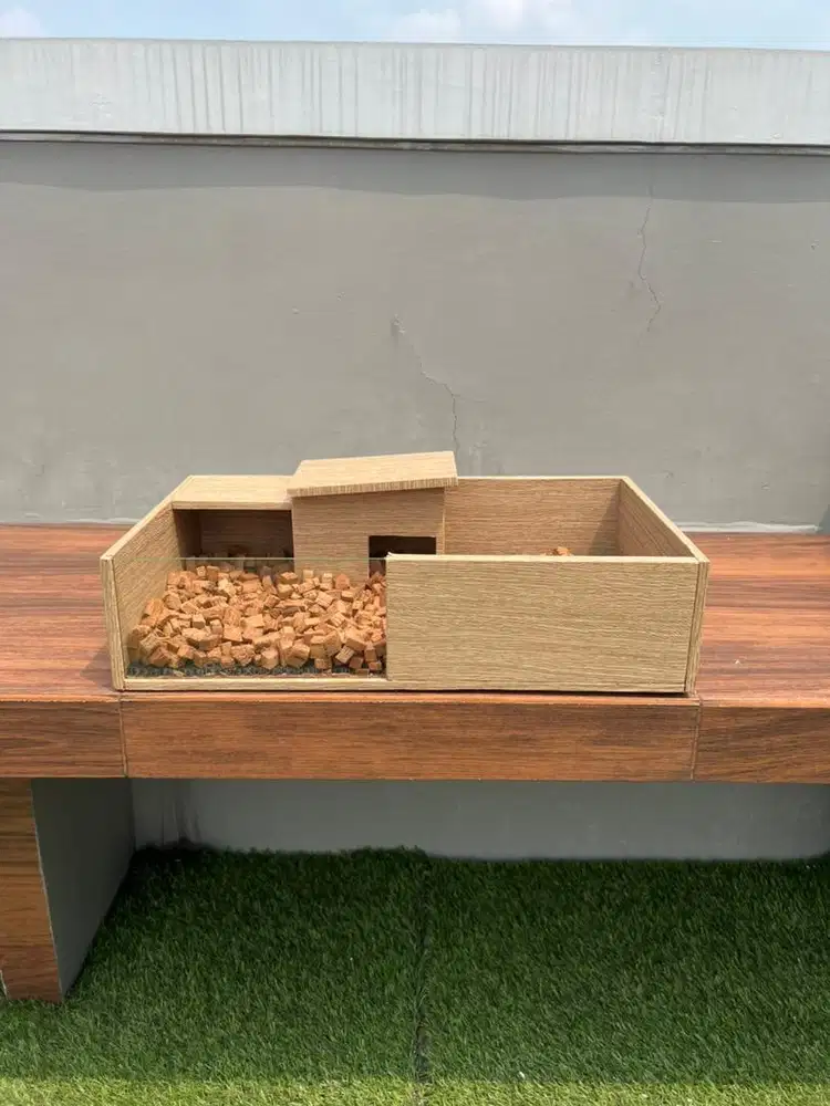 Terarium Sulcata ukuran 40cm