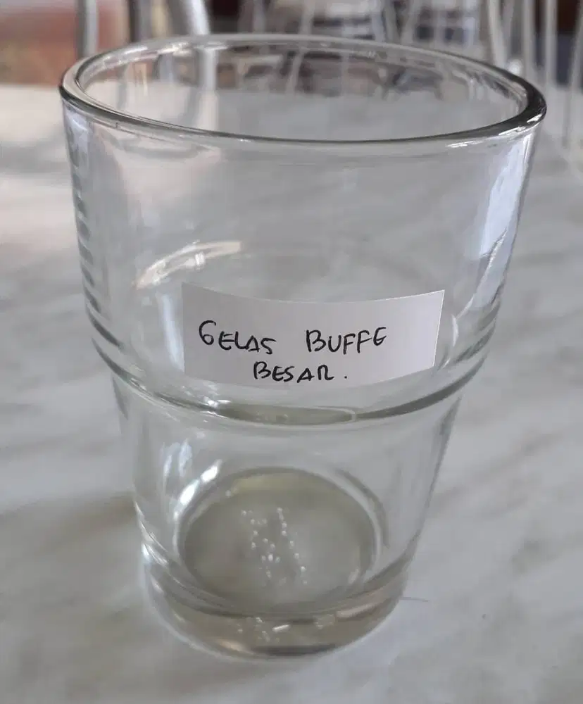 jual gelas buffee kaca