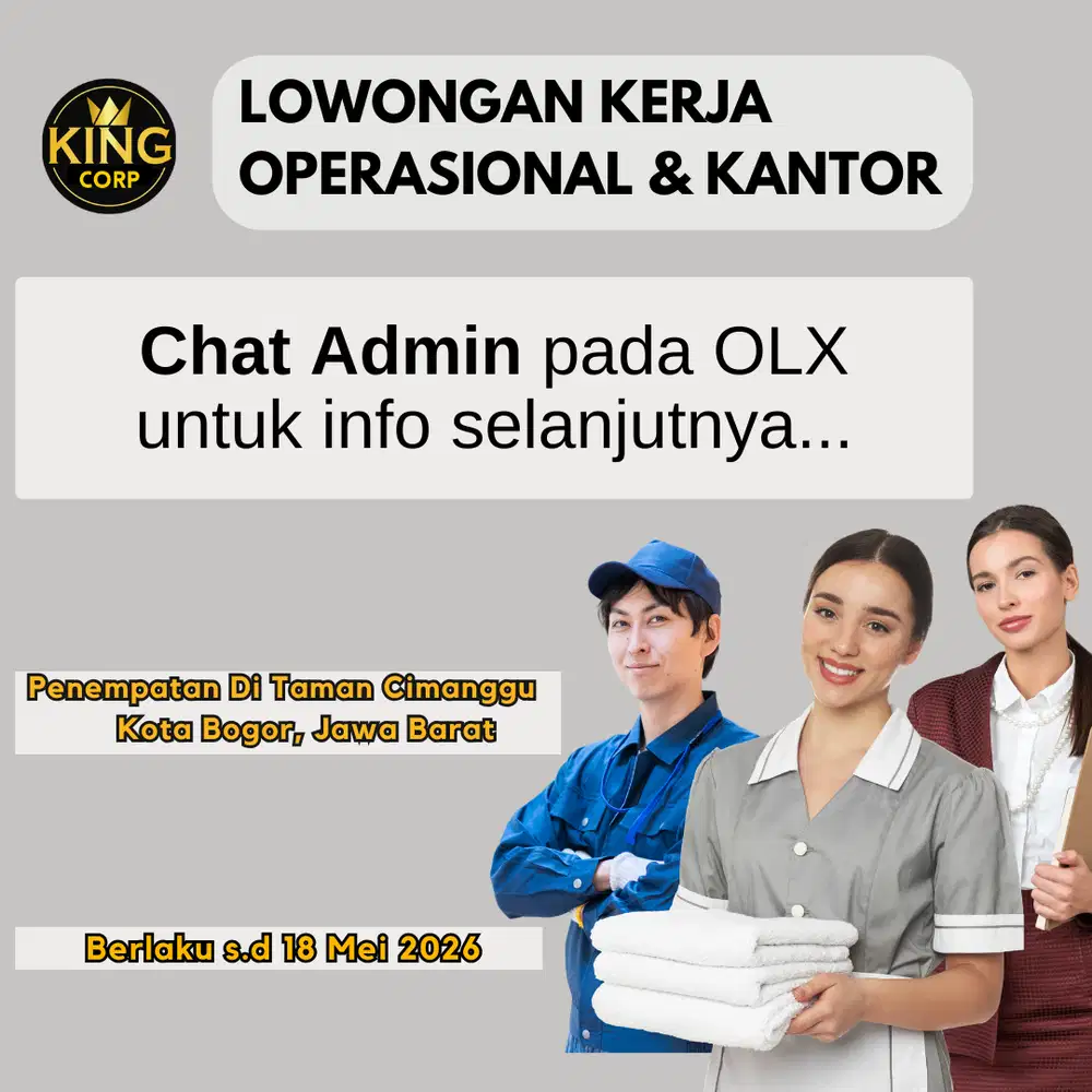 King Corp Membuka Lowongan Pekerjaan