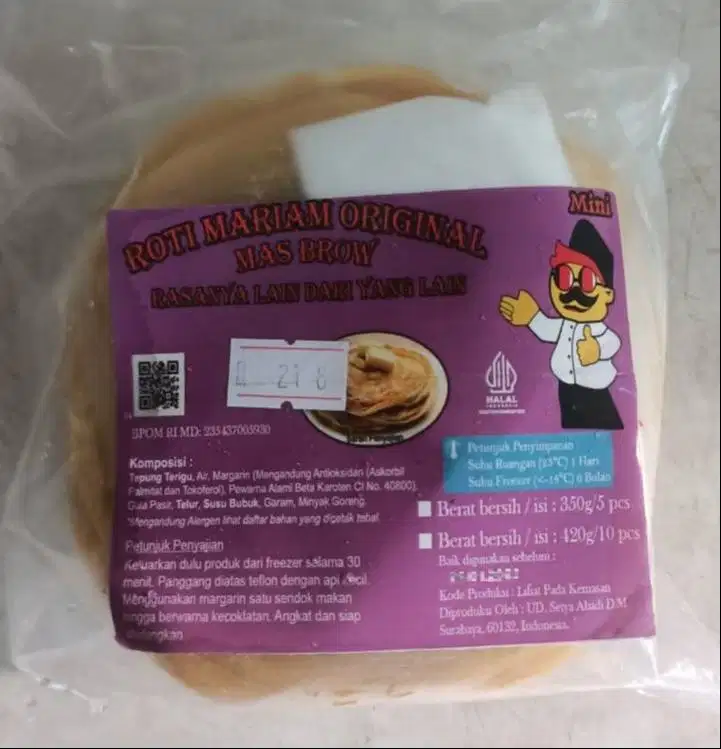 Maryam Mini Original 515 Gram Isi 10 Pcs