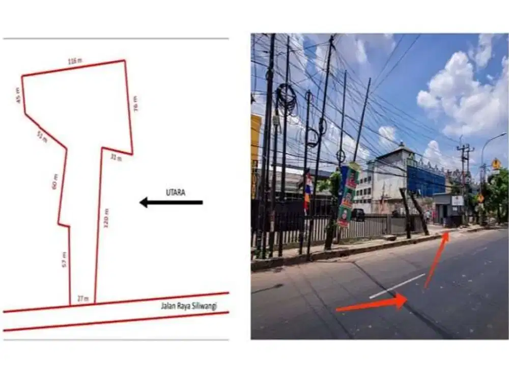 Lahan Komersil Tepi Jalan Raya Butuh Jual CepatHarga di Bawah Pasaran.