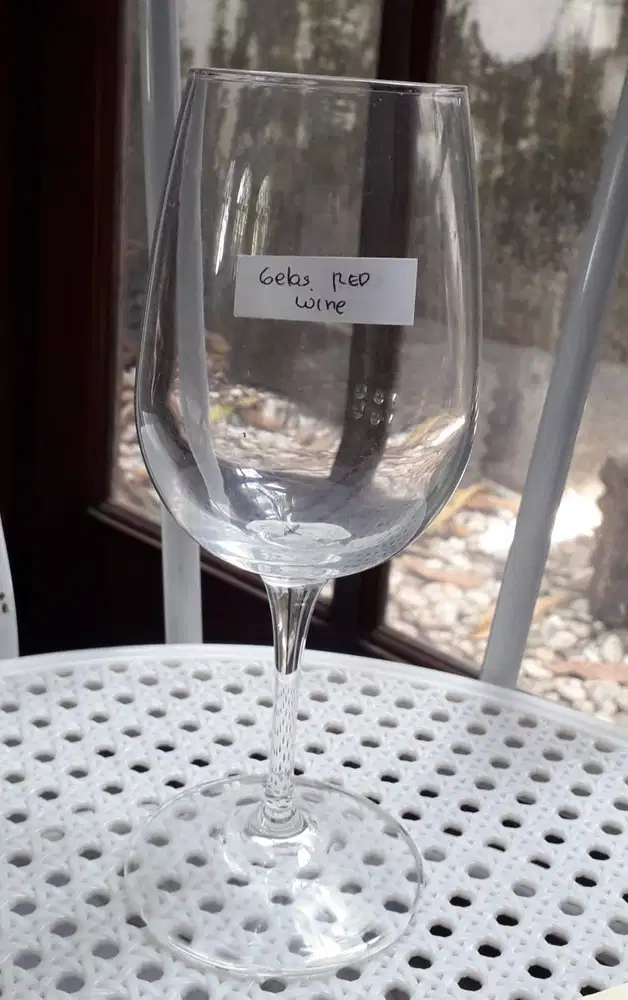 dijual gelas kaca red wine