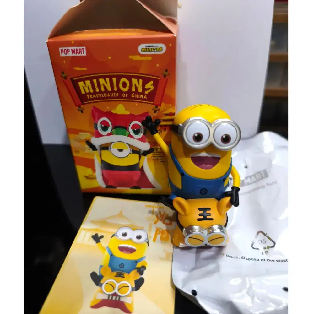 Pop Mart x Minions Traveloguea of China - Dave Tiger Riding