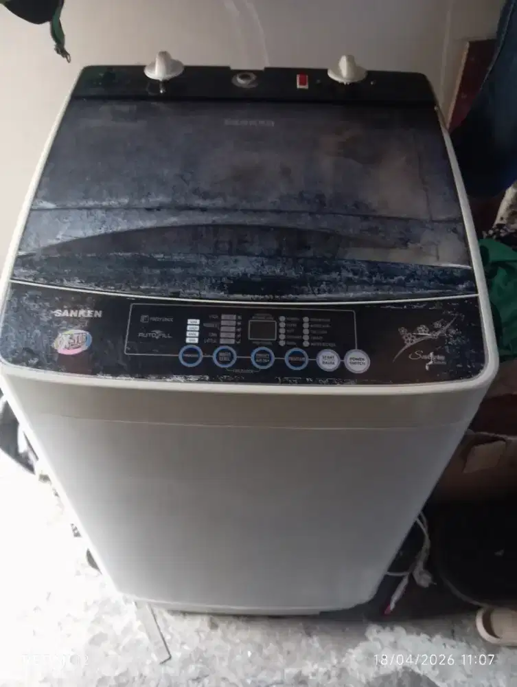 mesin cuci top loading Sanken 9 kg normal murah