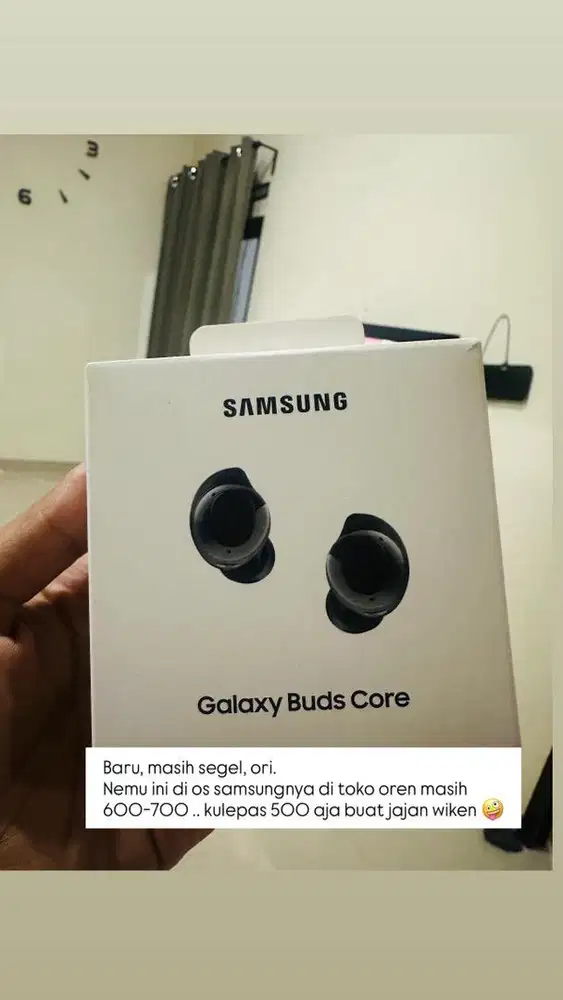 Samsung galaxy buds core baru original