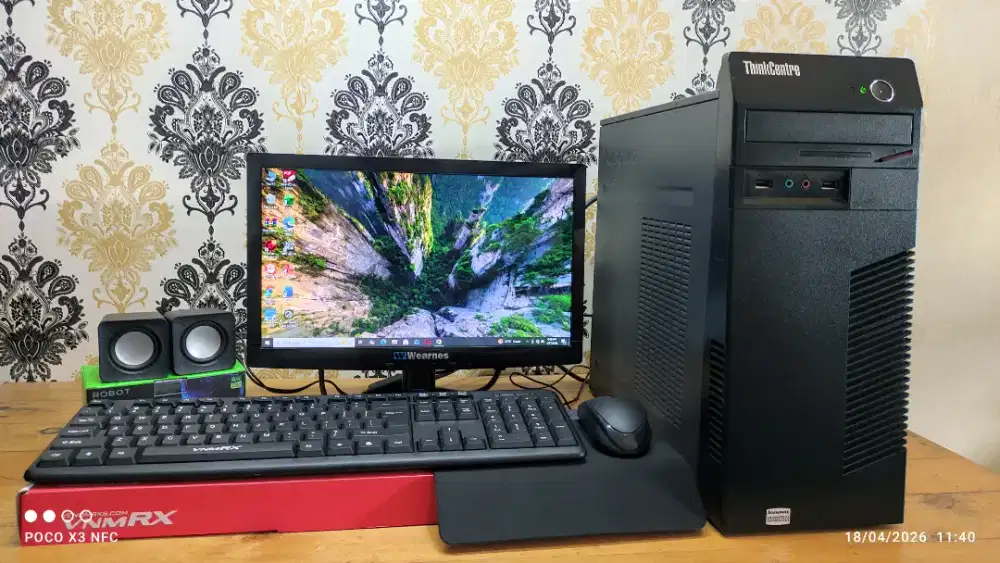 PROMO.. PC FULLSET CORE I5 (4/500GB) LAYAR LED 16 INC SIAP PAKAI