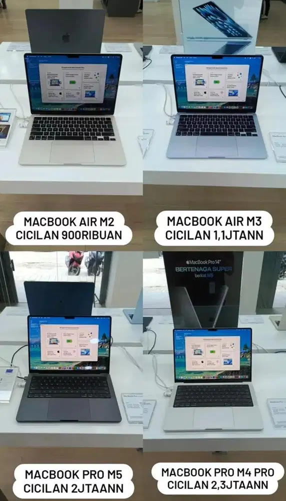 KREDIG MACBOOK BISA , SYARAT HANYA KTP