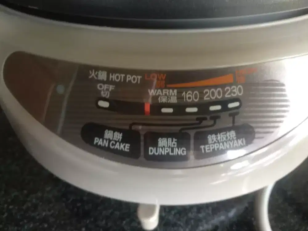 Grill pan electric skilled Tiger cpk D 130 brown Made in japan