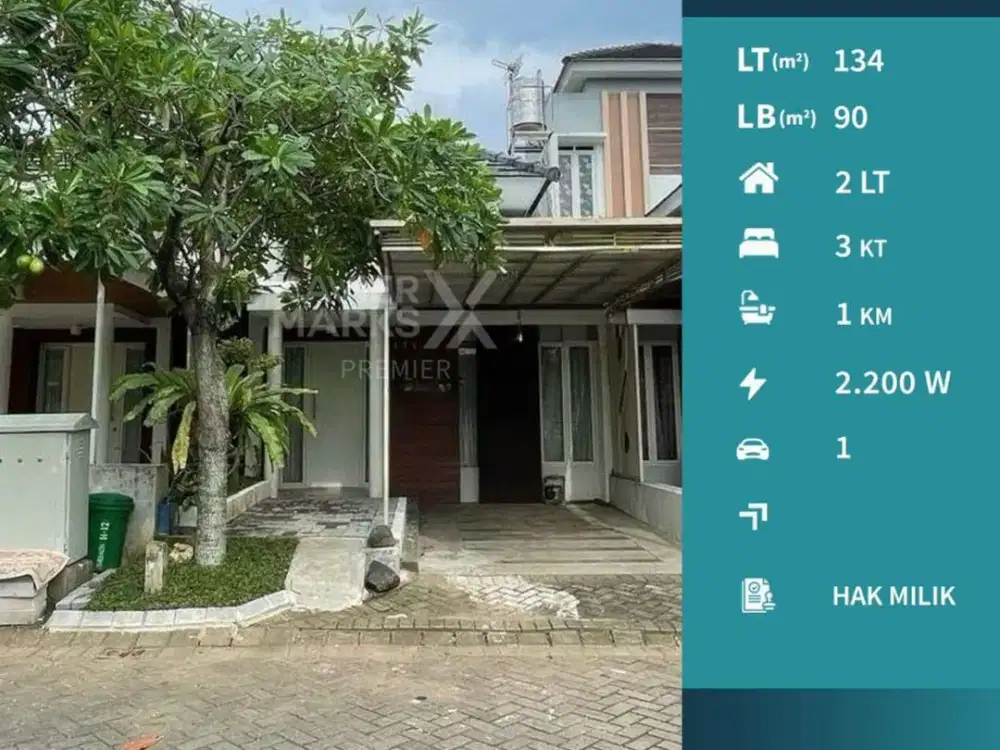 Dijual/Disewakan Rumah dengan Perabotan di Villa Puncak Tidar Malang