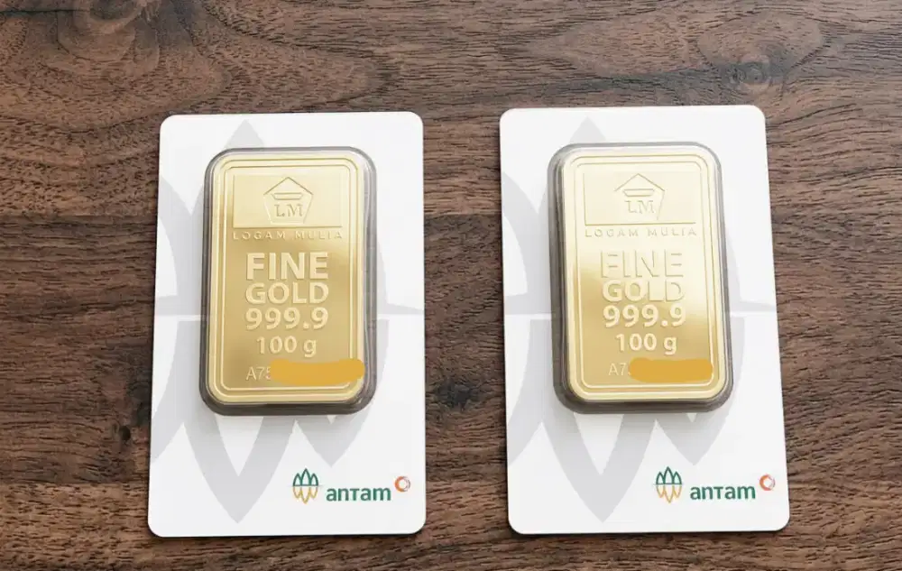 Jual logam mulia antam 100 gram