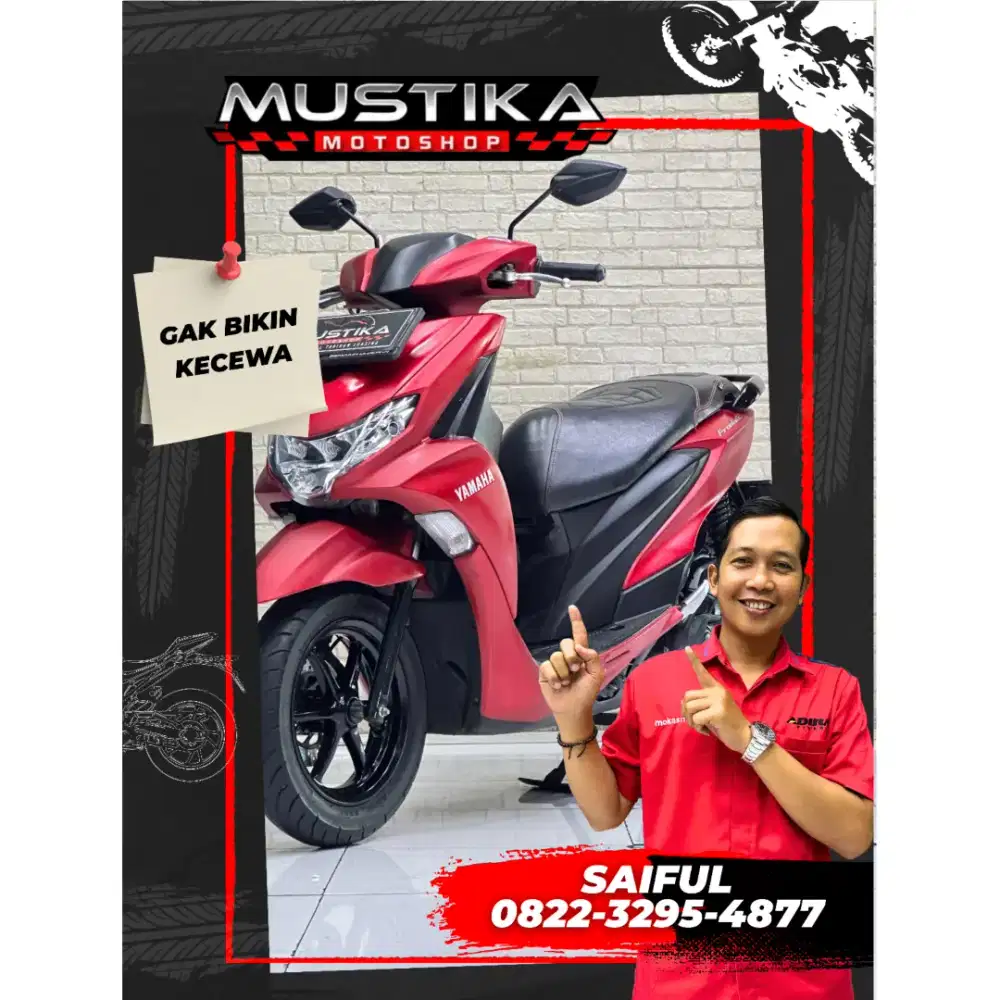 Perfect Condition!!Yamaha Freego Keyles 2019 Red Plat Jatim-Mustika