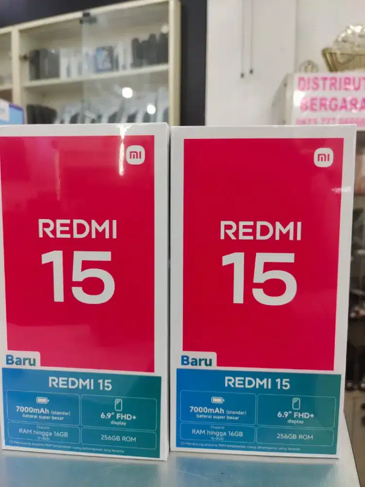 jual handphone redmi 15 baru