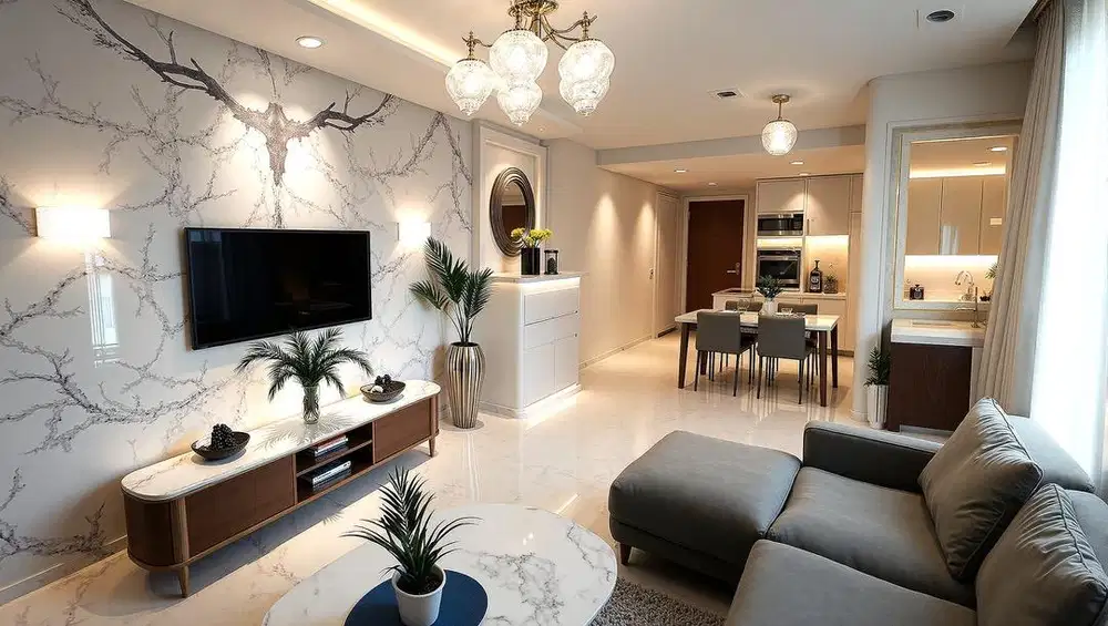 DIJUAL CEPAT APARTEMEN 2 KAMAR SKY HOUSE BSD