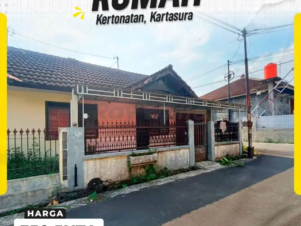 Rumah Minimalis Murah di Kertonatan Kartasura, Lokasi Strategis Dekat Jalur Utama Solo-Semarang