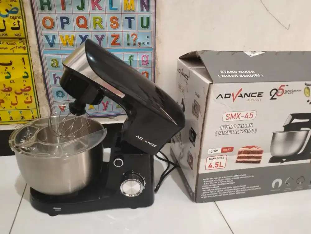 Stand mixer advance smx 45 black/4.5lt