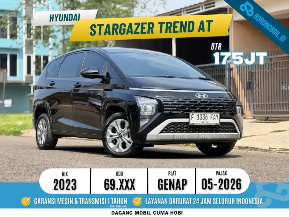 Hyundai Stargazer Trend Matic 2023 Hitam